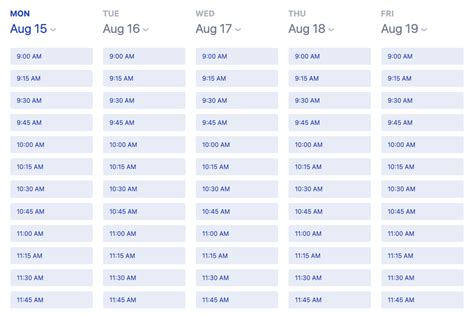 available slots meaning|Scheduling a phone call: how to express my available slots.